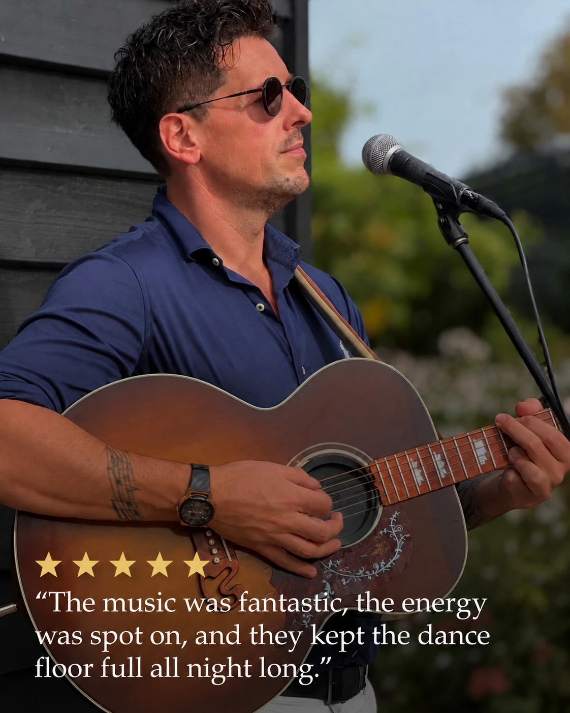 Five star review: The music was fantastic, the energy was spot on, and they kept the dance floor full all night long.